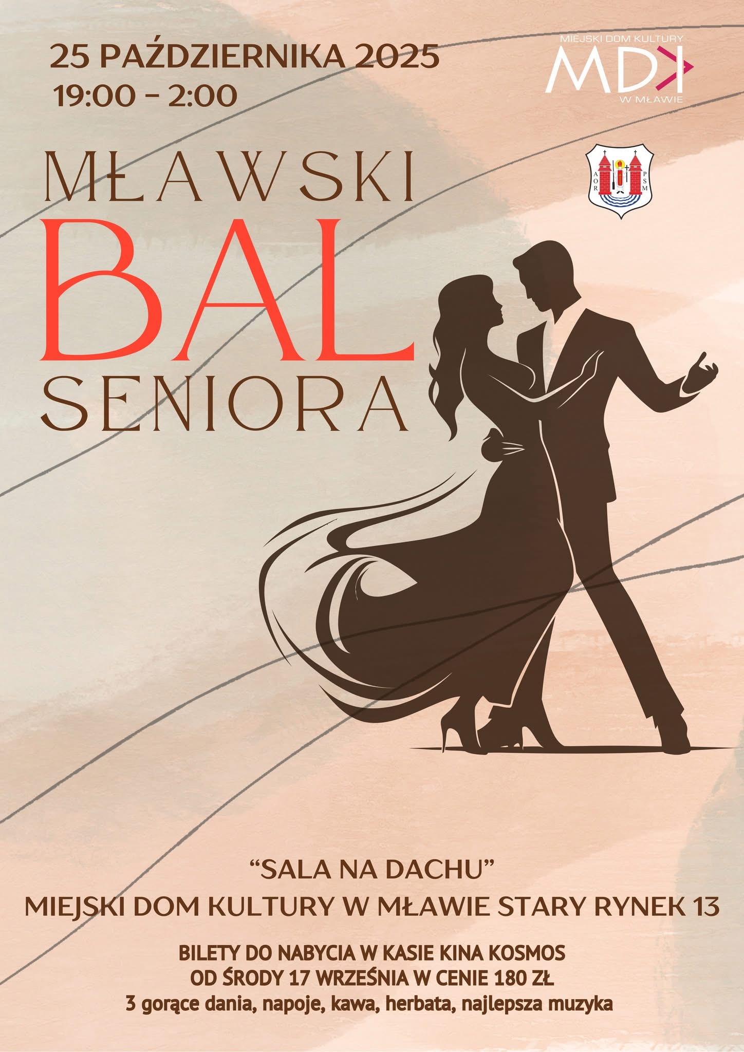 Tańcząca jesień – Mławski Bal Seniora już wkrótce!