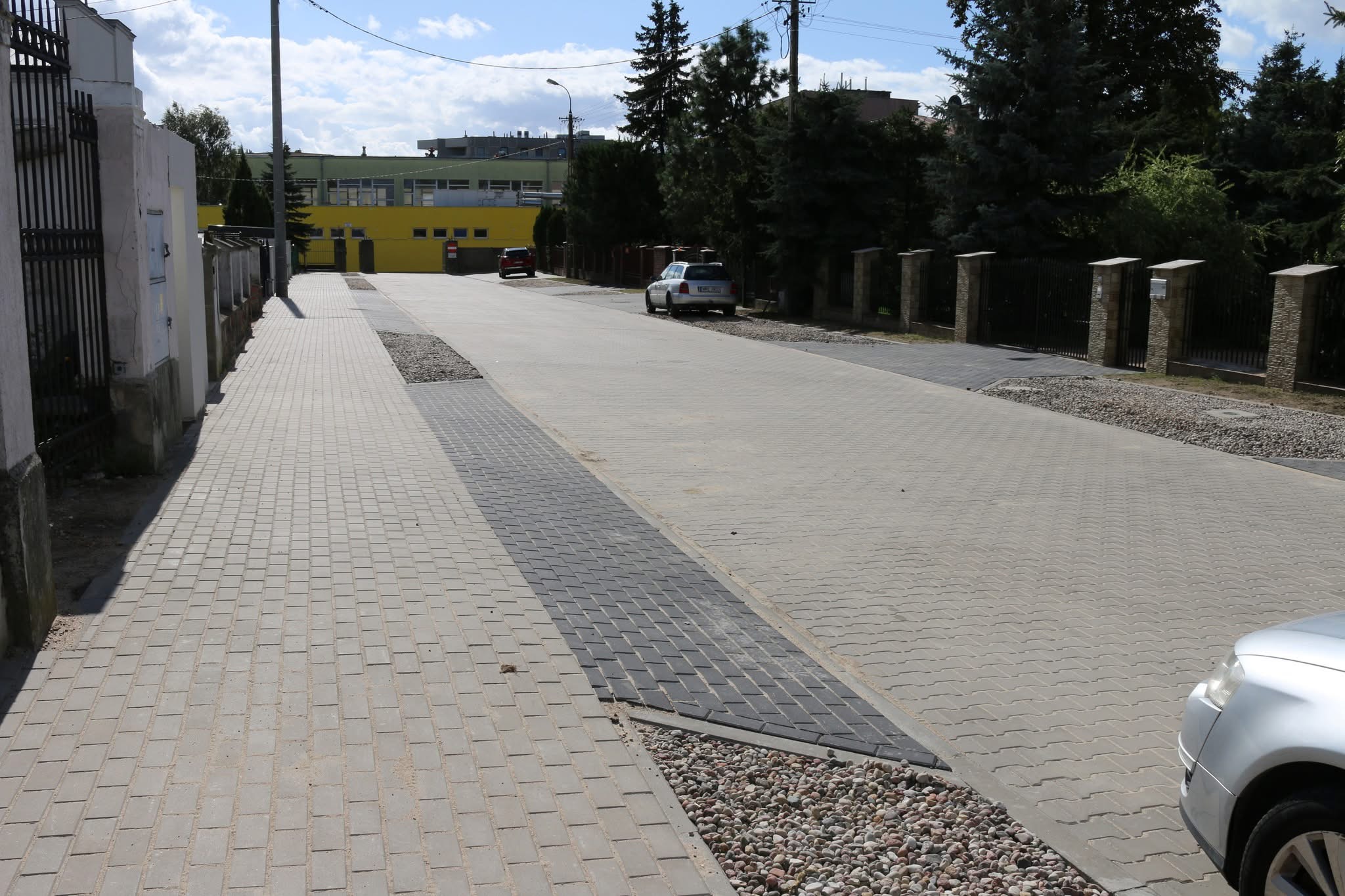 Zakończono inwestycję przy ul. Mazurskiej. Woda opadowa zasili lokalne zasoby gruntowe