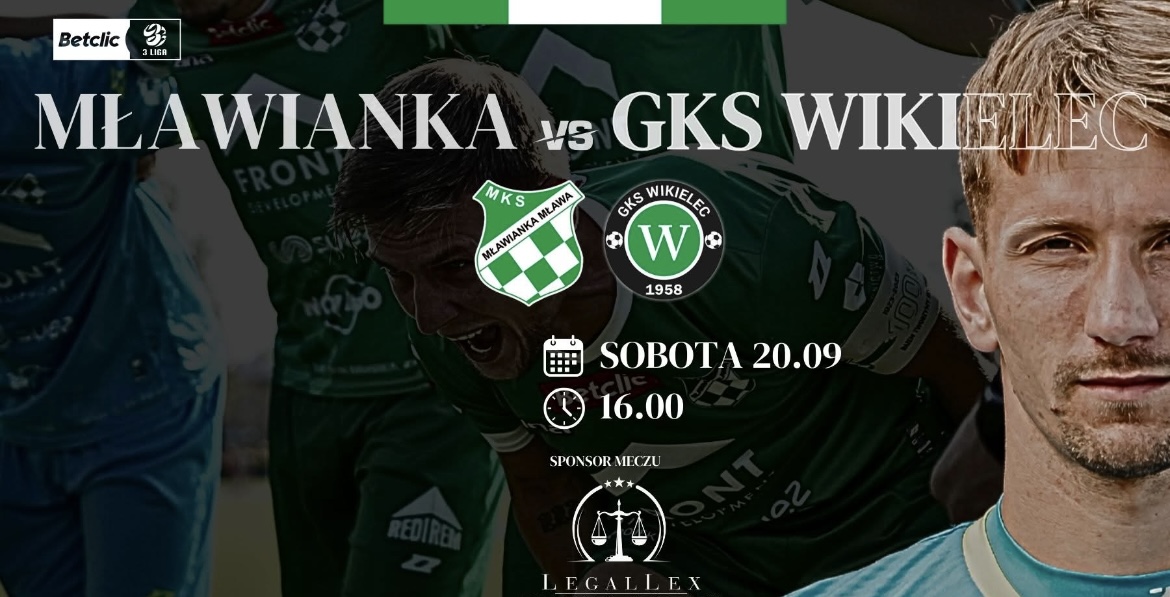 Mławianka podejmie GKS Wikielec – przed nami ważne spotkanie ligowe!