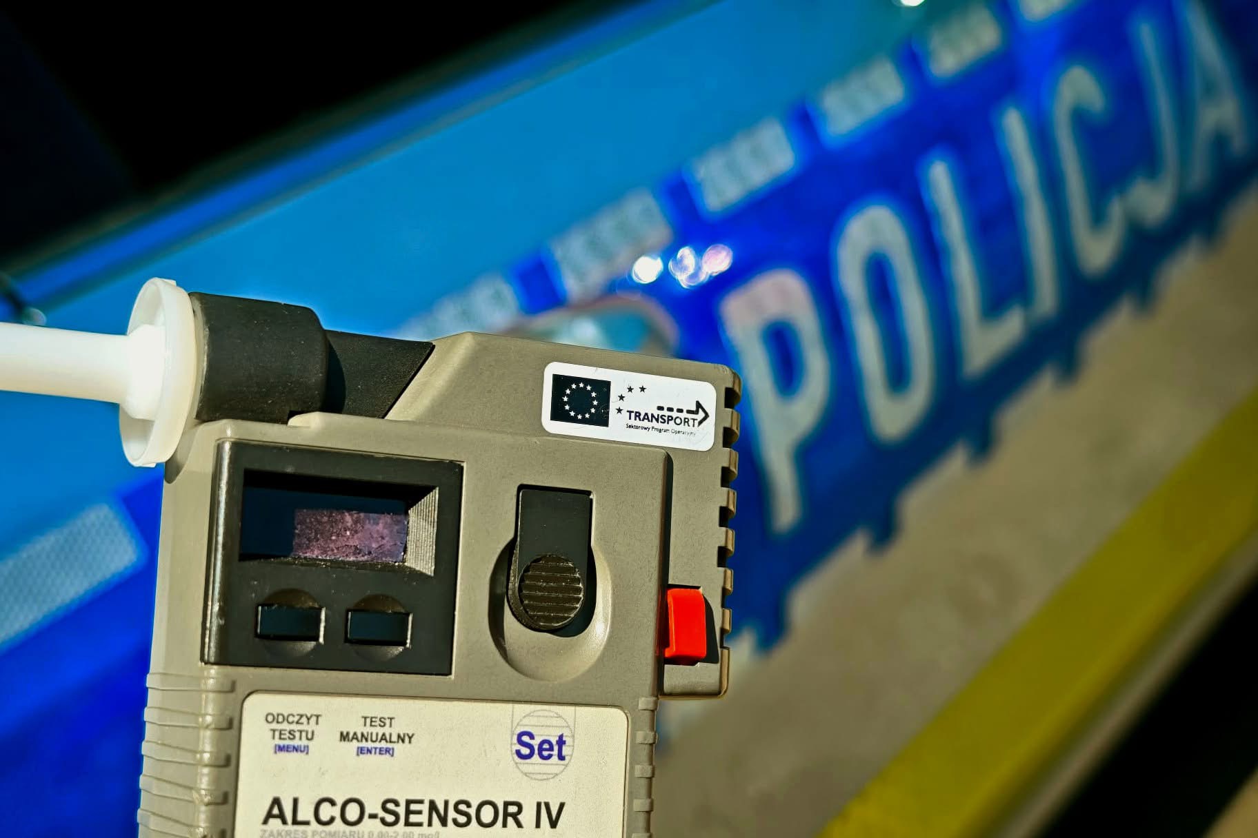 Nietrzeźwy jeździł nocą ulicami Mławy. Został zatrzymany