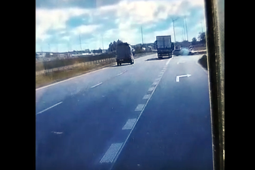 Niebezpieczne zdarzenie na S7 w rejonie Pepłowa. Dziecko trafiło do szpitala!  