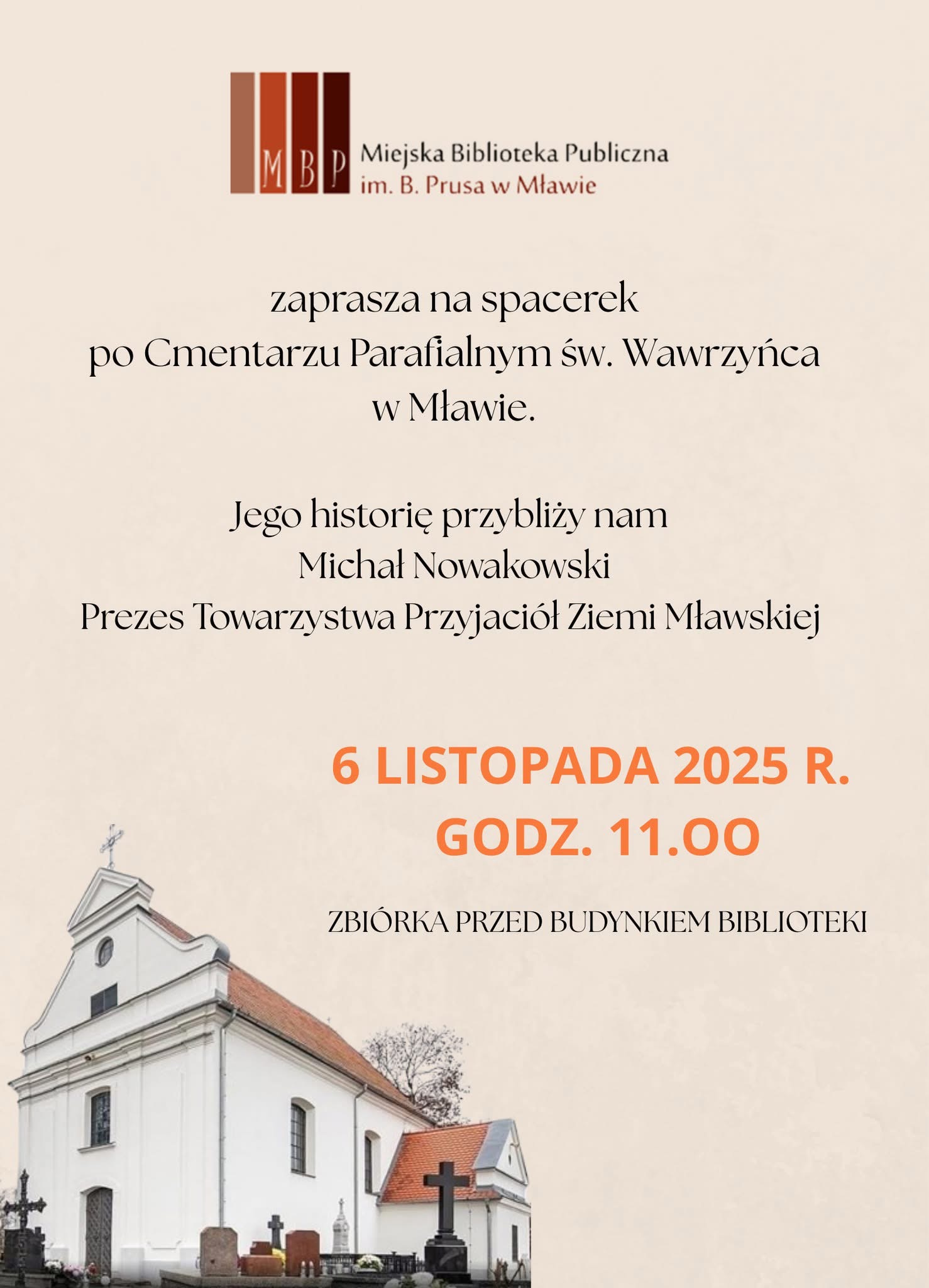 Spacer z historią – poznaj dzieje mławskiego cmentarza parafialnego