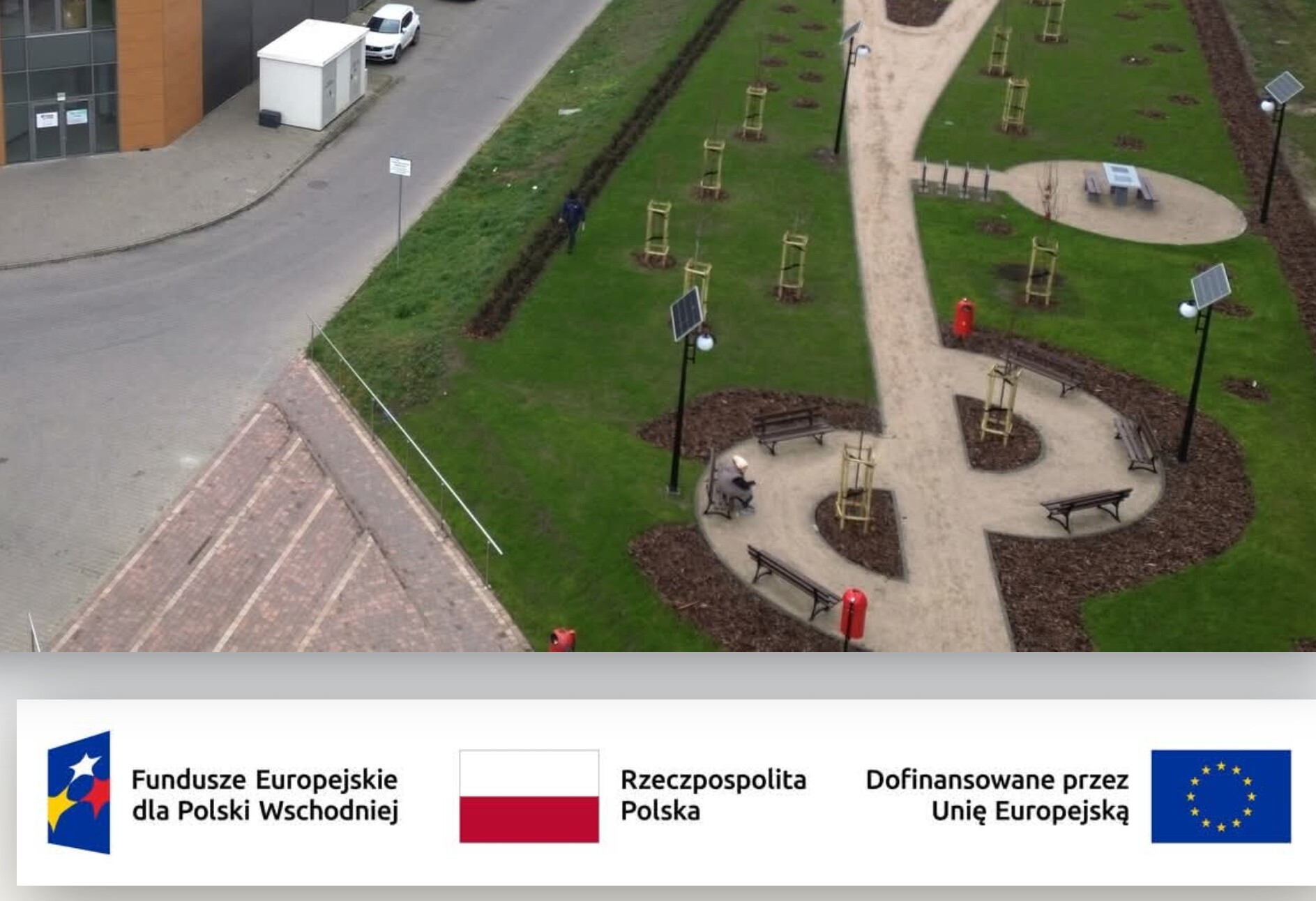 Nowa, zielona przestrzeń rekreacyjna przy Alei Świętego Wojciecha gotowa. Inwestycja oficjalnie odebrana